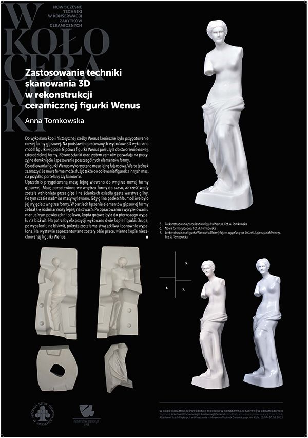 Zastosowanie techniki skanowania 3D w rekonstrukcji ceramicznej figurki Wenus